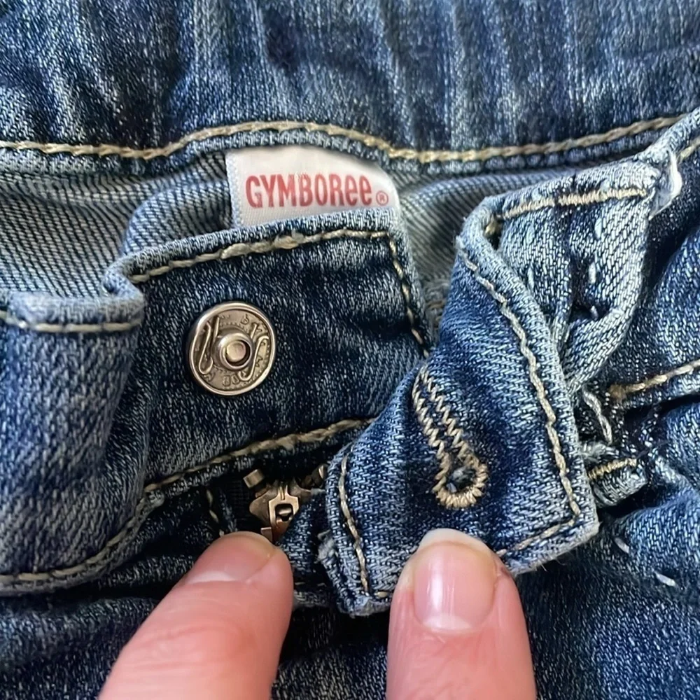 Gymboree Vintage 2010 Blue Jeans Dog Print | Size 3T FLAW